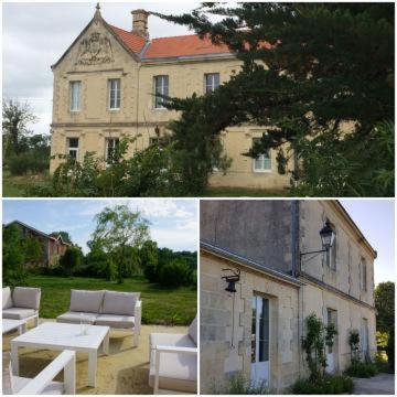 Bed and Breakfast Chateau Bernon Maison D Hotes - Piscine Et Spa Queyrac Exterior foto